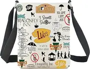 [Generic] TV Show Merchandise Sitcom Fans Gift Hobo Bag Crossbody Bag Comedy TV Show Gift (Medium-GMG)