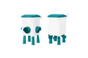 Chicken Bird Feeder Waterer Set 12kg 11L Automatic Food Water Dispenser Auto Chook Poultry Gravity Fed Feeding Drinking Coop Fence Rat Proof