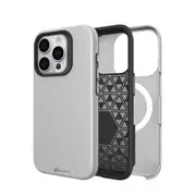 iPhone 15 Pro Compatible Case Cover Shockproof Rugged Case Compatible With Magsafe Technology - Silver