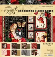 Graphic45 CURIOUSER & CURIOUSER 12 x 12 PAPER PACK scrapbooking 16 SHEETS