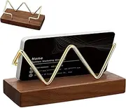 Business Card Stand | Multipurpose Business Card Display Holder Business Card Desk Holder - Practical Desktop Business Card Holder Desk Card Holder for Business Cards Credit Cards