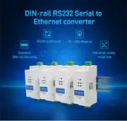 Din Rail USR-DR301 RS232 to Ethernet Converter TCP IP Server Module RTU Modbus