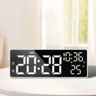 Date Alarm Clocks Temperature Digital LED Clocks Electronic Clock for Bedroom
