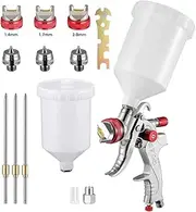 HVLP Spray Gun Paint Gun Auto Paint Air Spray Gun Kit Gravity Feed Car Primer