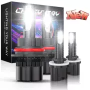 For Ford Mustang 1994-2004 2-Door 4x LED Front Headlights Bulbs+Fog Lights (for: Ford)