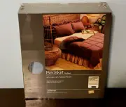 JCPenney Full Ruffled Smooth Touch Ocean Blue Bedskirt C722-9529 (NEW) PSJ