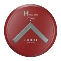 在飛比找順發線上購物優惠-AIWA 愛華 AIWA真無線耳機AT-X80HANC紅