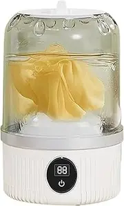 Portable Washing Machine | Small Laundry Machine - Electric Cordless Compact Automatic Appliances For Travel Hotel Camping RV Outdoor
