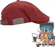 [Generic] Vintage Street Beret Cap - Fashion Flat Beret Cap - Soft Fit Newsboy Hat French Beret Hats for Traveling, Excursions