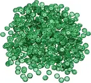 uxcell Loose Sequins 2200 Pcs 8MM Laser Cup Embroidery Sequins Spangles for Jewelry Making Crafts Sewing, Grass Green
