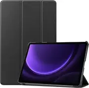 [YBROY] Case for Samsung Galaxy Tab S9 FE, Premium Leather Flap Tablet Case, with Stand Function Auto Wake/Sleep, Cover for Samsung Galaxy Tab S9 FE.(Black)