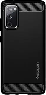 SPIGEN Rugged Armor Case Designed for Samsung Galaxy S20 FE (2020) Resilient Ultra Soft Cover - Black