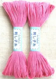 Sashiko 100%Cotton Rose Pink Thread~22 Yards~Sewing~Quilting~Embroidery~ #13