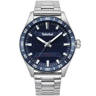 Timberland 天柏嵐 CALVERTON系列 品牌紀念手錶 送禮推薦-深海藍/44mm TDWGG2201206