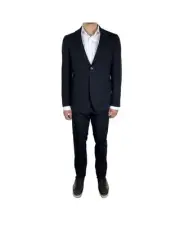 Aquascutum Tailored Navy Suit Men Blue Suits & Blazers