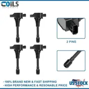 4Pcs Ignition Coil For Nissan Altima Sentra Rogue Cube Infiniti FX50 2.5L UF549 (for: Nissan)