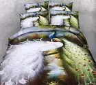 Magnificent Feather 3D Printing Duvet Quilt Doona Covers Pillow Case Bedding Set
