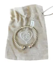 Brighton NPTS RNGS Hinged Bangle Women's Bracelet - JF665E - New