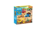 25pc Mudpuppy Floor Jigsaw Puzzle 56x56cm Construction Site Kids Game 2y+