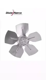 Dixie Narco Vendo Royal 8" Galvenized 5 blade CW fan blade soda vending machine