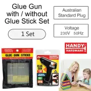 1Pc 10W B-Glue Super Fast Heating Gun & 10Sticks Electric Hot Melt Glue Sticks