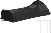 Zetqhuu Camping Net Tent - Sleeping Bag Portable Double Zipper Bed Canopy | Portable Shelter, Large Space Finer Mesh Camping Gear for Travel Bedroom and Outdoor Trip
