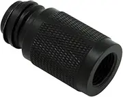 Birfcek CO2 Soda Cylinder Adapter Check Valve 5/8-18UNF to TR21-4 Conversion Kit for Soda Black