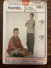 Burda 9763 Uncut Sewing Pattern, Boys' Jacket & Sweater, Size 11-16