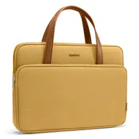 在飛比找PChome24h購物優惠-Tomtoc 時尚日記，芥黃，適用於14吋MacBook P