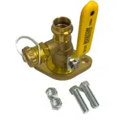 3/4" ProPress Rotating Flanged Ball Valve with Purge