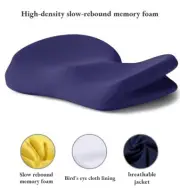 Memory Foam Seat Cushion Back Pain Office Chair Coccyx Relief Orthopaedic Pillow