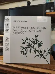 TWIN Protect-A-Bed Mattress Protector Bamboo - Allergen Blocking - Closeout