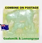 HANDMADE NATURAL TRANSPARENT SOAP Goatsmilk & Lemongrass 100 GRAMS