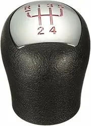 Car Shift Knob Car Gear Shift Knob for Renault for Megane for Clio II 2 MK2 172 182 RS Chromed MT GearShifter Lever Stick Pen Arm Head Ball(Red)