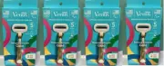 4x Gillette Venus Deluxe Smooth Gold Razor 5 Blades 2 refills each