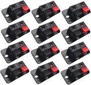 OSALADI Speaker Box Accessories 2-Way Loudspeaker Box Connector 30pcs Plastic Iron Excellent Signal Transfer