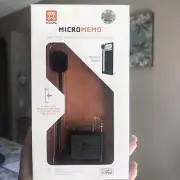 XtremeMac MicroMemo High Fidelity Digital Audio Recorder iPod Nano Podcast Ready