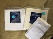 14 count aida cross stitch fabric lot New But Open