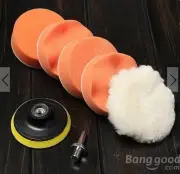 6PCS 3 inch Polishing Buffing Pad Kit For Car Polishing Buffer