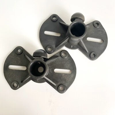 Pair Pro Audio DJ Universal PA Speaker 26mm Tripod Stand Mount Adapter Bracket