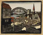 Bridge from the North Shore : Margaret Preston : 1932 : Art Print