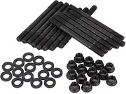 XTevu ARP 201-4302 Cylinder Head Stud Kit 6 Cylinder Head Bolt Set for E36 2.5L M50 S50US S52US Cylinder Head Fasteners