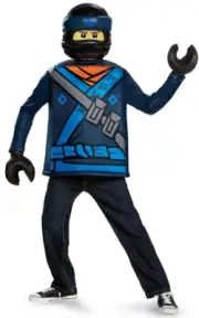 New Lego The Ninjago Movie Jay Child Costume Small 4-6 yrs
