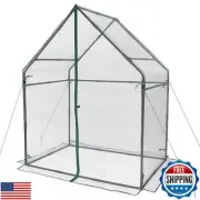 Gardzen Mini Greenhouse with Mesh Cover, Portable Outdoor Greenhouse, Enhance