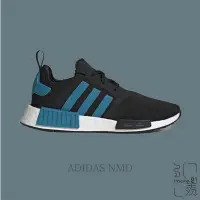 在飛比找Yahoo!奇摩拍賣優惠-ADIDAS NMD R1 BOOST 黑藍 休閒鞋 三葉草