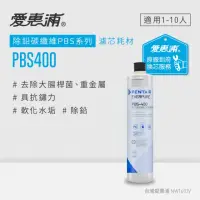 在飛比找momo購物網優惠-【EVERPURE 愛惠浦】PBS400碳纖活性碳濾芯 可取