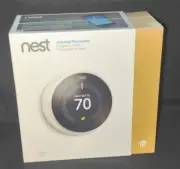NEST T3017US 3RD GENERATION PROGRAMABLE Wi-Fi SMART LEARNING THERMOSTAT WHITE