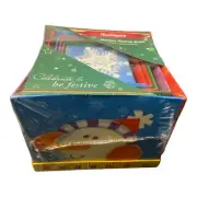Set of SIX Holiday Gift Boxes Stacking Nesting NEW SEALED Huntington Decorative