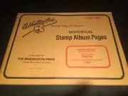 White Ace Stamp Album Pages -United Nations Marginal Inscriptions UNIB-33 - 1987