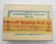 Vintage Korn's Lithographic Crayons No. 4 NIB Opened